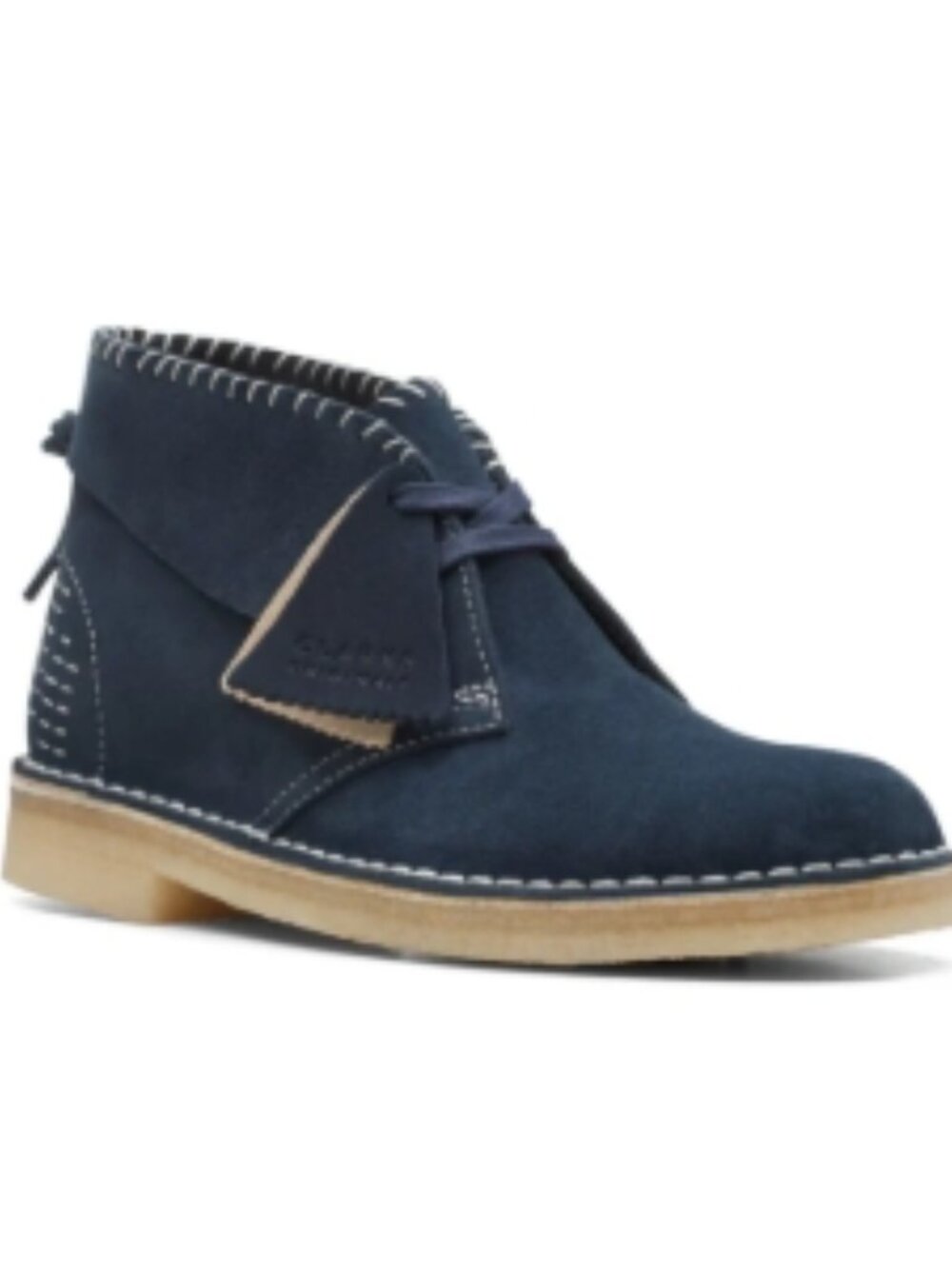 Clarks Women's Deep Navy Sashiko Desert Booties 26168787 in Size 6. Like New!